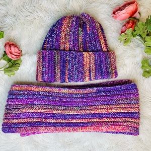 Handmade Winter Hat and Scarf Set